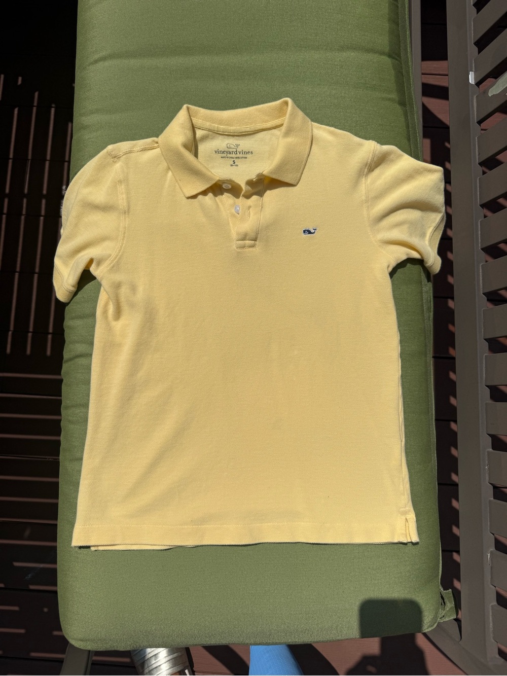 Vineyard Vines Boy’s  Yellow Polo Shirt